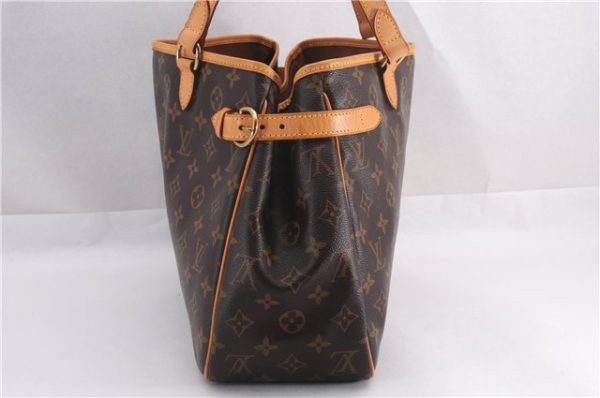 Auth Louis Vuitton Monogram Batignolles Horizontal Tote Bag M51154 LV Box 1344F Cheap