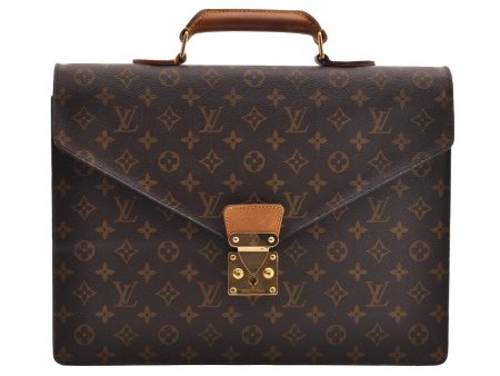 Authentic Louis Vuitton Monogram Serviette Conseiller Briefcase M53331 LV 0950I on Sale