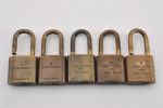 Authentic Louis Vuitton Padlock Gold 10Set LV K4825 on Sale