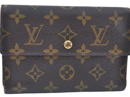 Authentic Louis Vuitton Monogram Porte Tresor International M61215 Wallet J6113 For Cheap