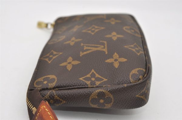 Authentic Louis Vuitton Monogram Pouch For Bucket PM LV 1726I on Sale