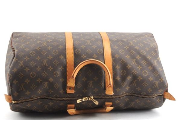 Authentic Louis Vuitton Monogram Keepall 55 Travel Boston Bag M41424 LV 2902F Online Sale