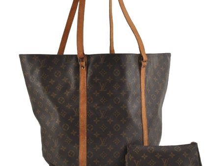 Authentic Louis Vuitton Monogram Sac Shopping GM Tote Bag M51110 LV 1007I Sale