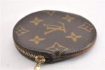 Authentic Louis Vuitton Monogram Porte Monnaie Rond Coin Purse M61926 LV 7078F Cheap