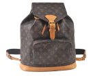 Authentic Louis Vuitton Monogram Montsouris GM Backpack M51135 LV J9327 For Discount