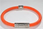 Authentic Louis Vuitton Taiga Rama Bracelet Neo Split Orange M6584D LV 1318F Online Sale