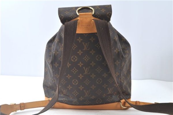 Authentic Louis Vuitton Monogram Montsouris GM Backpack M51135 LV J9090 Cheap