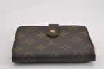 Auth Louis Vuitton Monogram Porte Monnaie Billets Viennois M61663 Wallet K4953 Discount