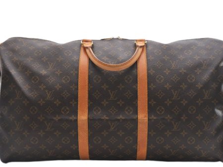 Authentic Louis Vuitton Monogram Keepall Bandouliere 60 M41412 Boston Bag 2961F Cheap