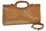 Authentic Louis Vuitton Vernis Roxbury Drive 2Way Hand Bag Beige M91372 LV 1839I Online Hot Sale