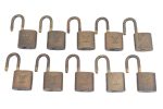 Authentic Louis Vuitton Padlock Gold 10Set LV J9696 Hot on Sale