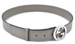 Authentic GUCCI Interlocking G Belt Leather 368186 Size 90cm 35.4  Beige J6021 Discount