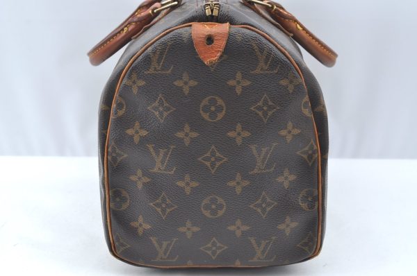 Authentic Louis Vuitton Monogram Speedy 30 Hand Boston Bag M41526 LV Junk K4061 Online now