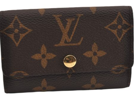 Authentic Louis Vuitton Monogram Multicles 6 Six Hooks Key Case M62630 LV 9516F For Sale