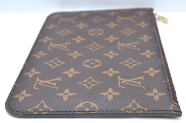 Authentic Louis Vuitton Monogram Neverfull Pouch Purse Clutch Bag LV K4436 Sale