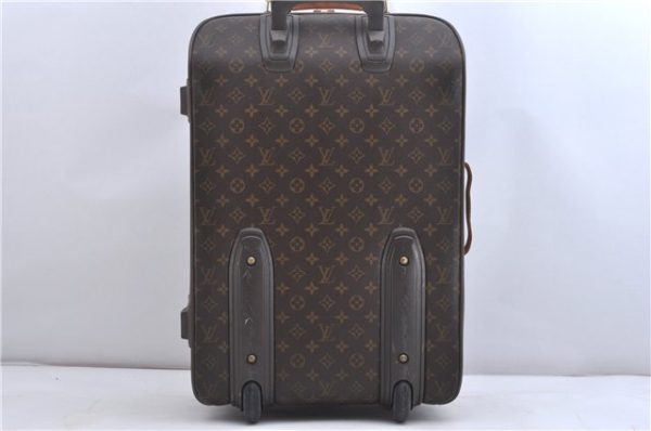 Authentic Louis Vuitton Monogram Pegase 55 Travel Suitcase M23294 LV 4734F Fashion