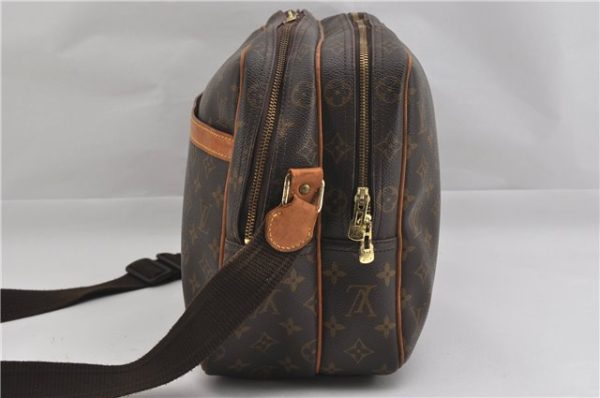 Authentic Louis Vuitton Monogram Reporter GM Shoulder Cross Bag M45252 LV 0967G Fashion