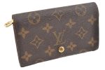 Auth Louis Vuitton Monogram Porte Monnaie Billets Tresor Wallet M61730 LV 2075G Online now