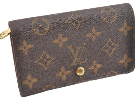 Auth Louis Vuitton Monogram Porte Monnaie Billets Tresor Wallet M61730 LV 2075G Online now