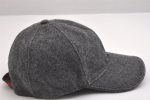 Authentic GUCCI Web Sherry Line Cap Wool Size L Gray 2460I Cheap