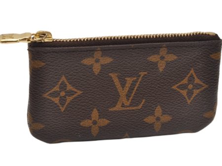 Authentic Louis Vuitton Monogram Pochette Cles Coin Purse Case M62650 LV 1923G Hot on Sale