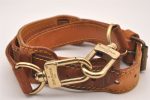 Authentic Louis Vuitton Leather Shoulder Strap Beige 36.2-43.3  LV 0903I on Sale