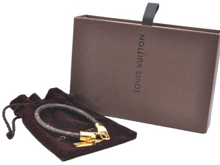 Authentic Louis Vuitton Monogram Bracelet Luck It M6605E LV Box 0690G For Cheap