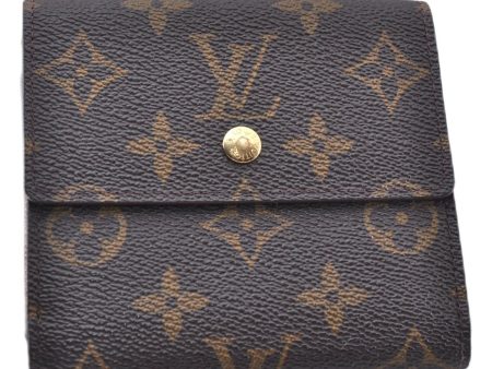 Authentic Louis Vuitton Monogram M61652 Porte Monnaie Billet Carte Credit 3145F Online Hot Sale