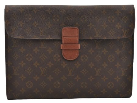 Authentic Louis Vuitton Monogram Poche Ministre Document Case Old Model LV 2507I Online Sale