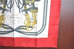 Authentic HERMES Carre 90 Scarf  BRIDES de GALA  Silk Red J9524 Supply