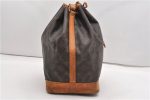 Authentic Louis Vuitton Monogram Noe Shoulder Drawstring Bag M42224 LV 1143G on Sale