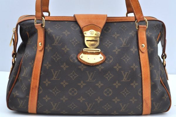 Authentic Louis Vuitton Monogram Stresa PM Shoulder Tote Bag M51186 Junk K4090 For Sale