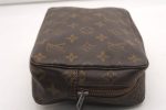 Auth Louis Vuitton Monogram Trousse Toilette 23 Clutch Hand Bag Old Model K4614 on Sale