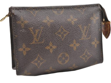 Authentic Louis Vuitton Monogram Poche Toilette 15 M47546 Cosmetics Pouch K4740 Online Hot Sale