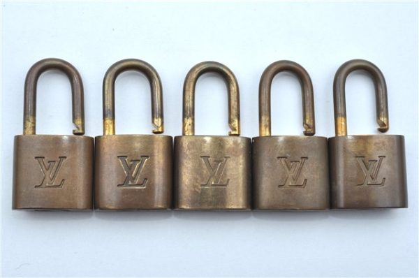 Authentic Louis Vuitton Padlock Gold 10Set LV J8959 Online Sale