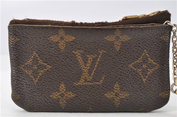 Authentic Louis Vuitton Monogram Pochette Cles Coin Purse Case M62650 Junk 1959G Sale