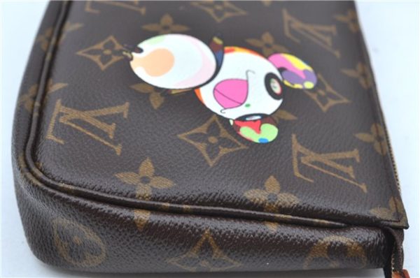 Auth Louis Vuitton Monogram Panda Pochette Accessoires Pouch M51981 LV J9061 Cheap