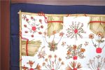 Authentic HERMES Carre 90 Scarf  Herbier de Gavarnie  Silk Navy Blue Box J7398 Online Sale