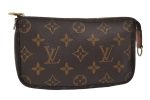 Authentic Louis Vuitton Monogram Pouch For Bucket PM LV 1726I on Sale