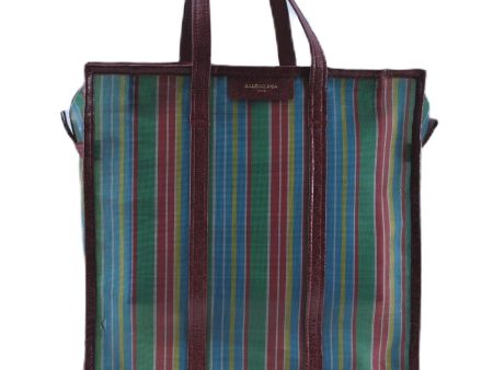 Auth BALENCIAGA Bazar Shopper M Tote Bag Mesh Leather 443097 Multicolor J6981 For Discount