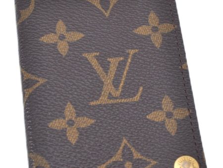 Auth Louis Vuitton Monogram Porte Cartes Credit Pression M60937 Card Case 3600F on Sale