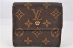 Authentic Louis Vuitton Monogram M61652 Porte Monnaie Billet Carte Credit 2008G For Cheap