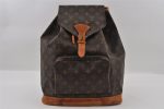 Authentic Louis Vuitton Monogram Montsouris GM Backpack M51135 LV 1716I Cheap