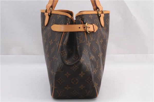 Auth Louis Vuitton Monogram Batignolles Horizontal Tote Bag M51154 LV Box 1344F Cheap