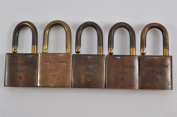 Authentic Louis Vuitton Padlock 10Set Old Model LV K4877 Cheap