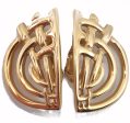 Authentic GIVENCHY Vintage Earrings Gold J5753 Discount