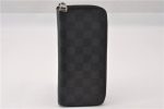 Authentic Louis Vuitton Damier Graphite Zippy Wallet Vertical N63095 LV 5602F Online Hot Sale