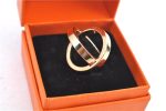 Authentic HERMES Scarf Ring Circle Design Gold Tone Box J7810 on Sale