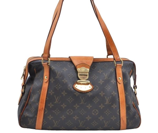 Authentic Louis Vuitton Monogram Stresa PM Shoulder Tote Bag M51186 Junk K4090 For Sale