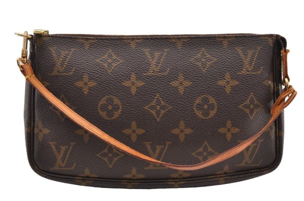 Authentic Louis Vuitton Monogram Pochette Accessoires Pouch M51980 LV 0859I Supply